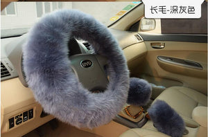 Fur Car Steering Wheel Covers