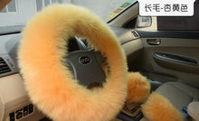 Load image into Gallery viewer, Fur Car Steering Wheel Covers
